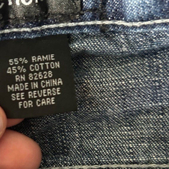 Y2K vintage Denim pants with Patches vintage - Picture 5 of 10